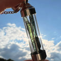 RARE Vivianite Pendant | Gemmy Blue Green Blade Vial Tube Glass Locket Necklace Jewelry | Brazilian Vivianite | Inner Peace Mystic Awakening