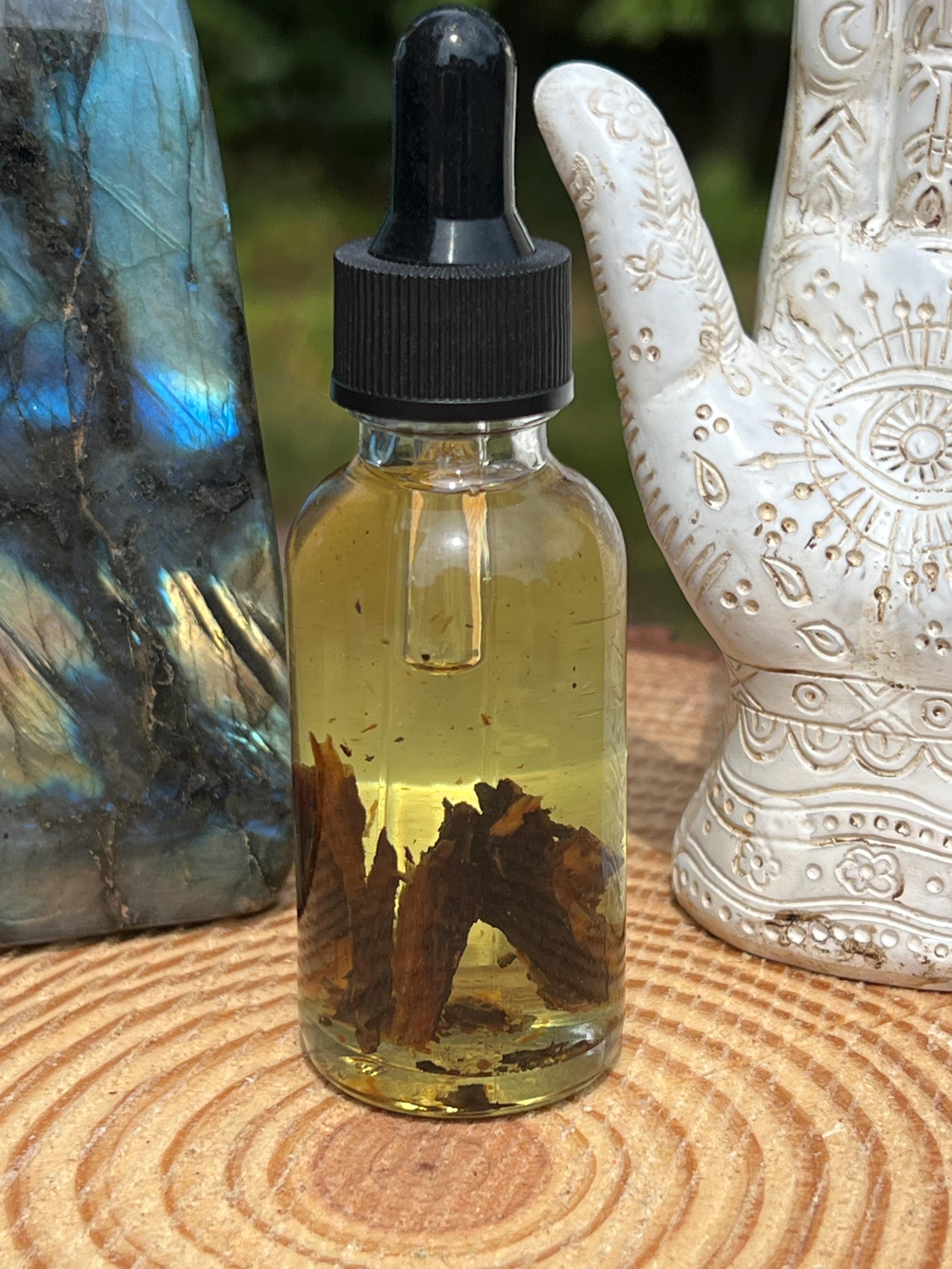 Lightning Struck Wood Oil | Increase Power of Workings Manifestation Protection Transformation Domination Commanding Passion Ritual Spells