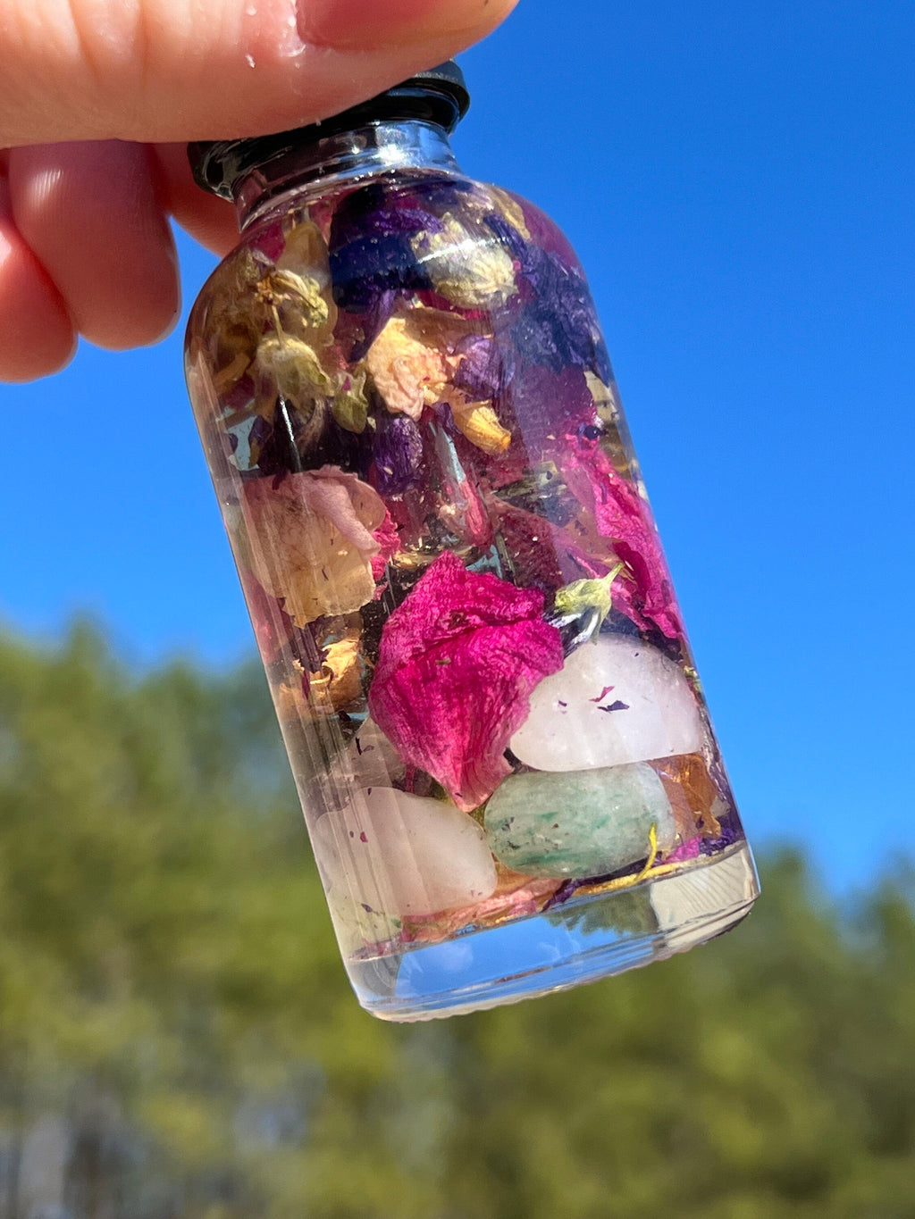 Ostara Ritual Oil | Spring Equinox Offering Body Perfume Sabbat Witchcraft Altar Crystal Infused Spell Magic Intention Devotional Pagan Gift