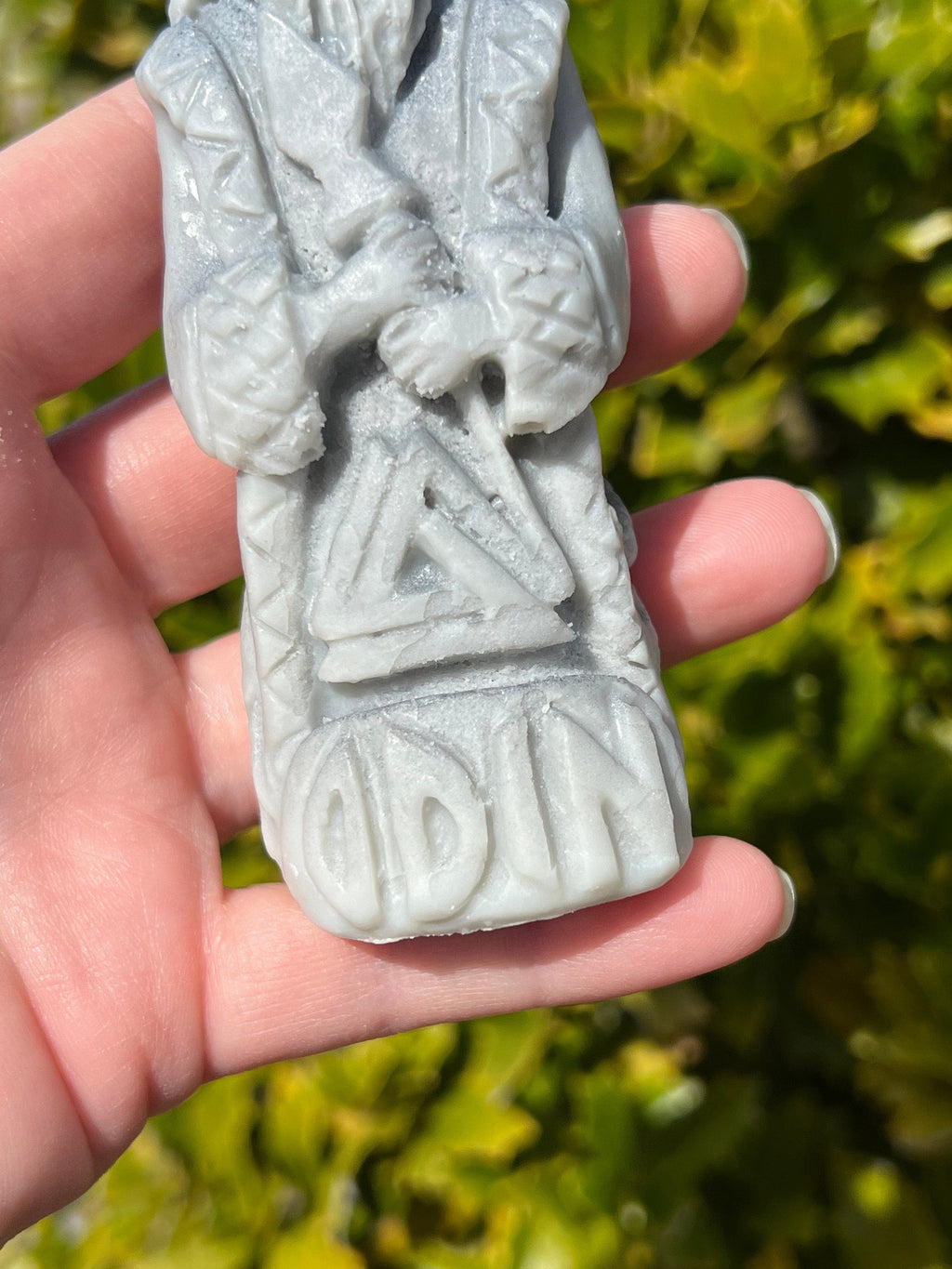 SPECIAL EDITION Odin Candle | Norse Pagan Viking God Shaman All Seeing Valhalla Runes Offering Ritual Figure Witchcraft Altar Deity Statue