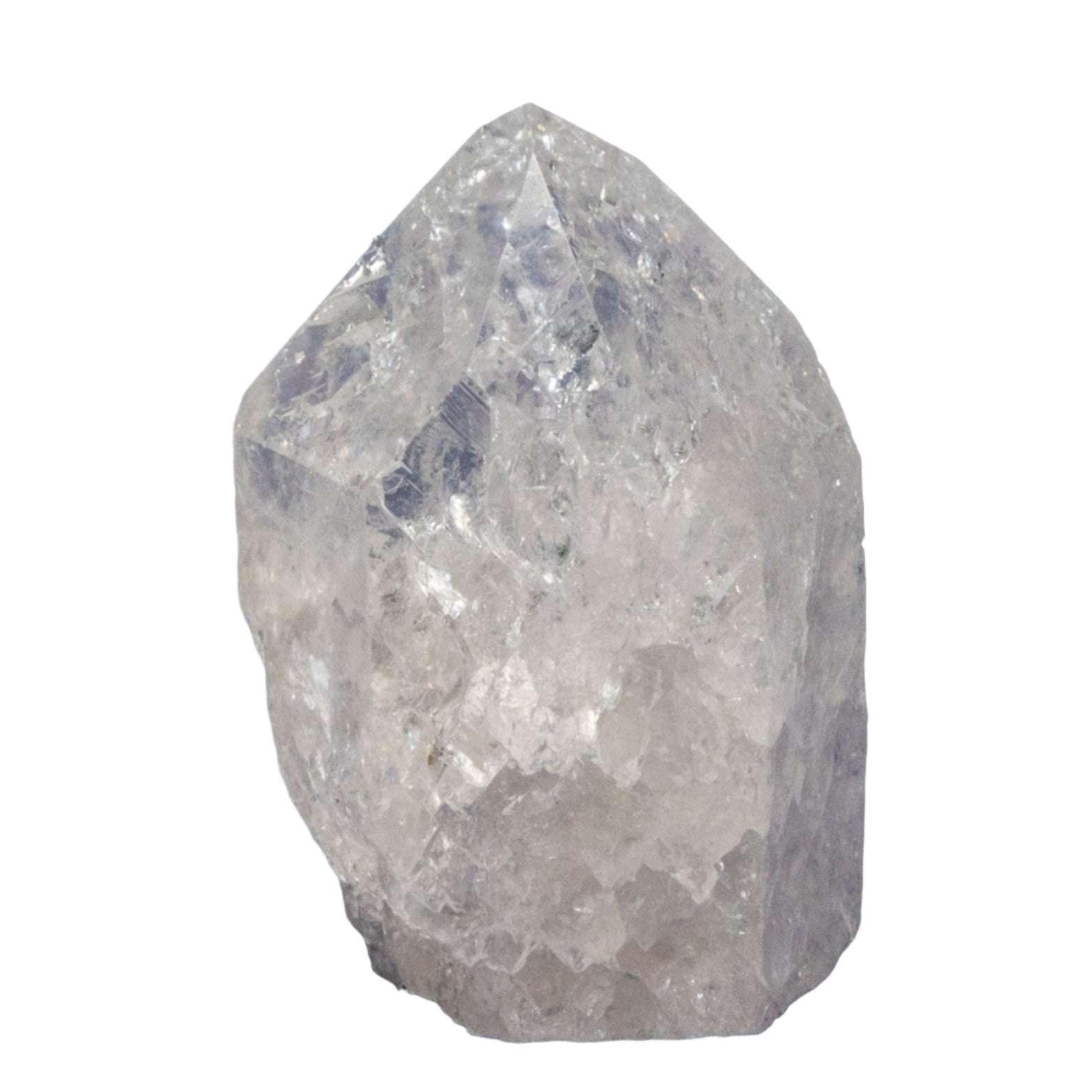 Crackle Clear Quartz Point 164g 2.75 Inch