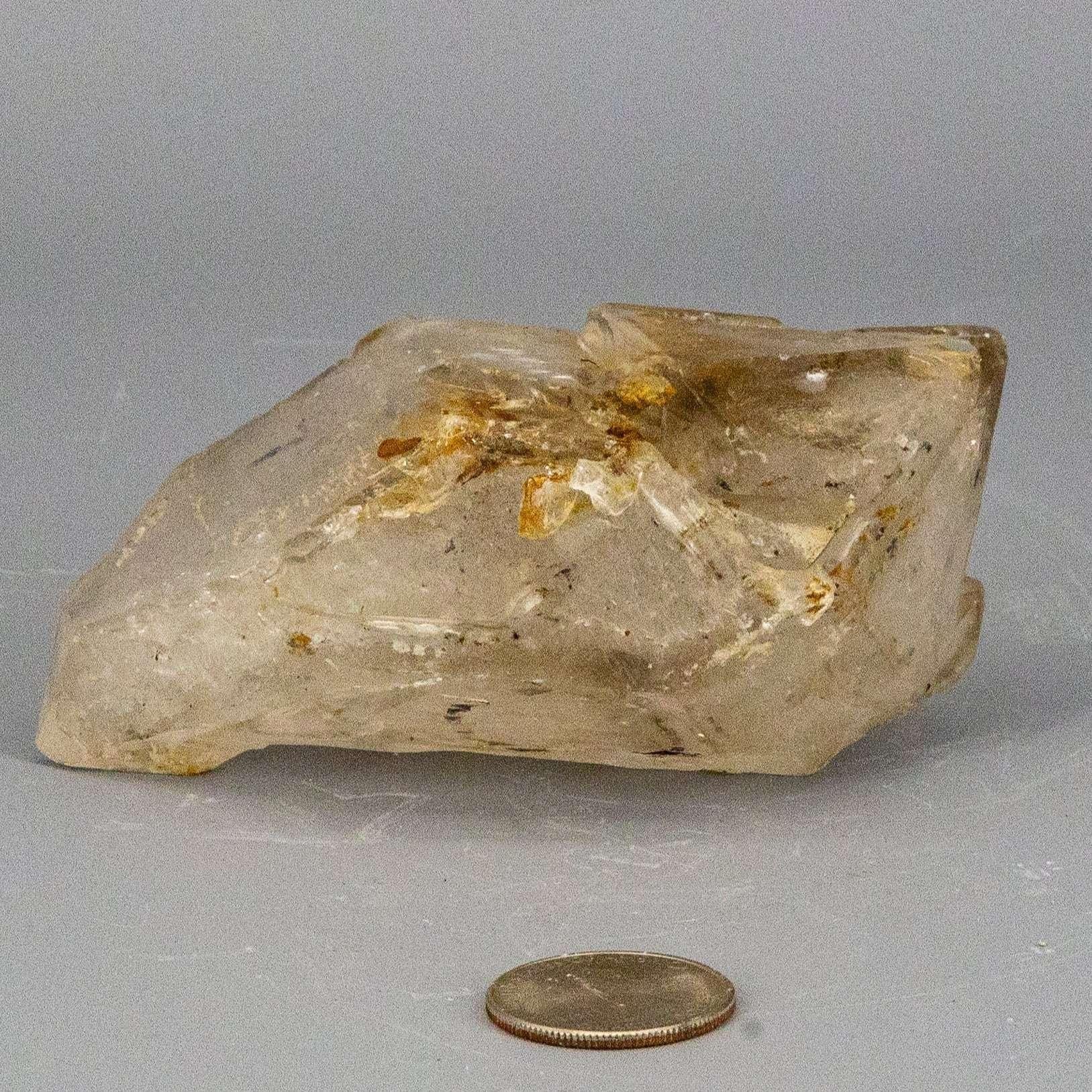 Elestial Quartz Enhydro With 2 Bubbles