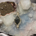 Moss Agate Wire Wrap Pendant