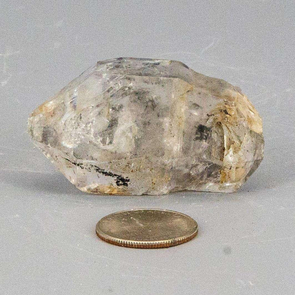 Skeletal Elestial Quartz Point Black Tourmaline