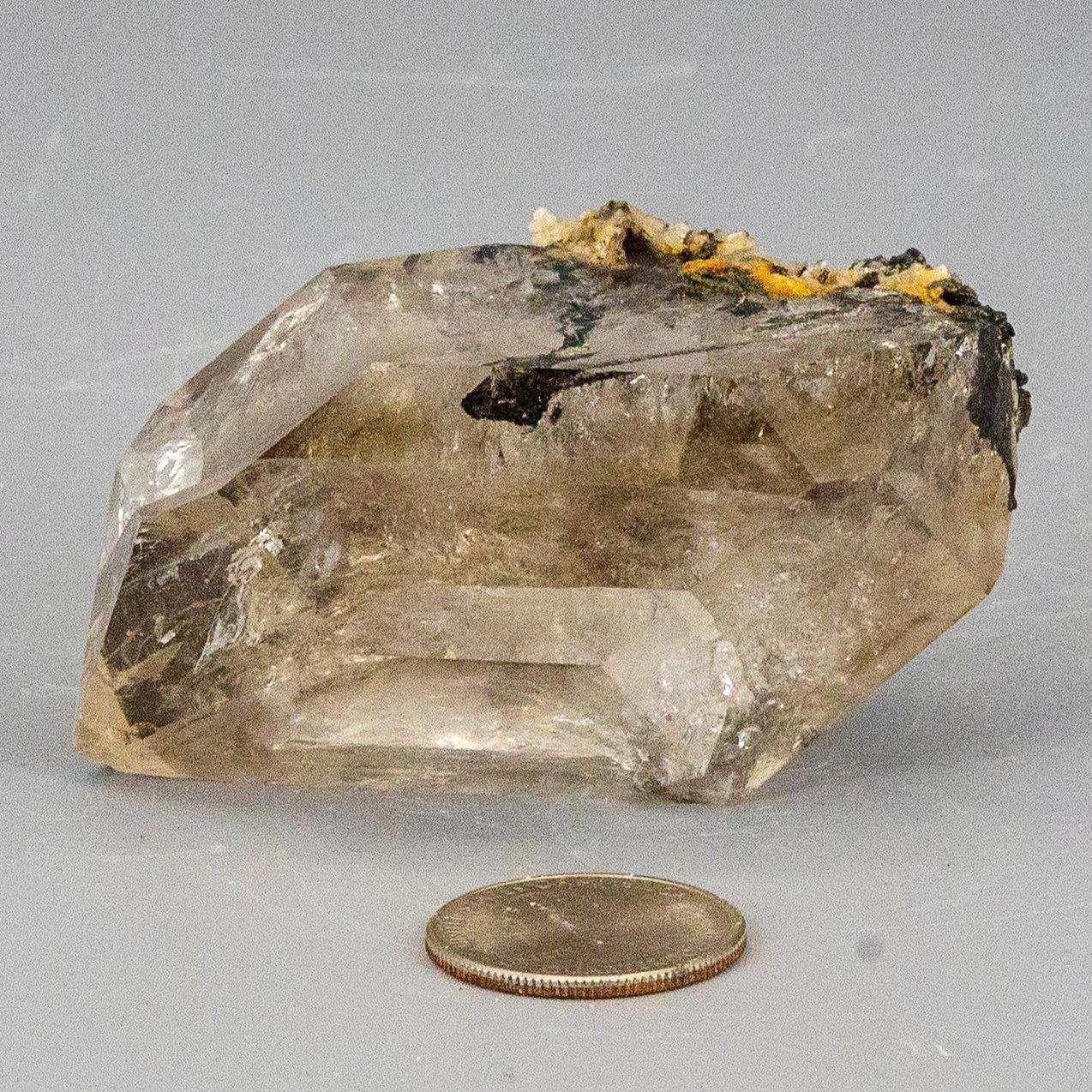 Smoky Herkimer Quartz Point | Rare Double-Terminated Crystal