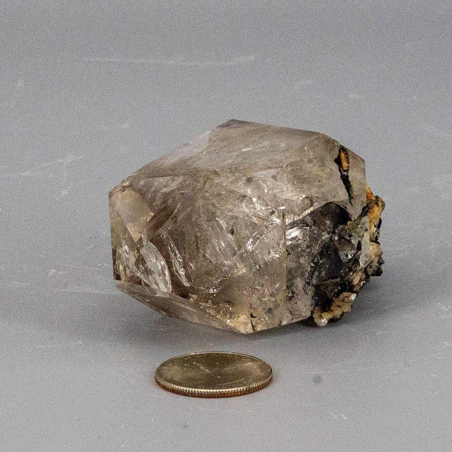 Smoky Herkimer Quartz Point | Rare Double-Terminated Crystal