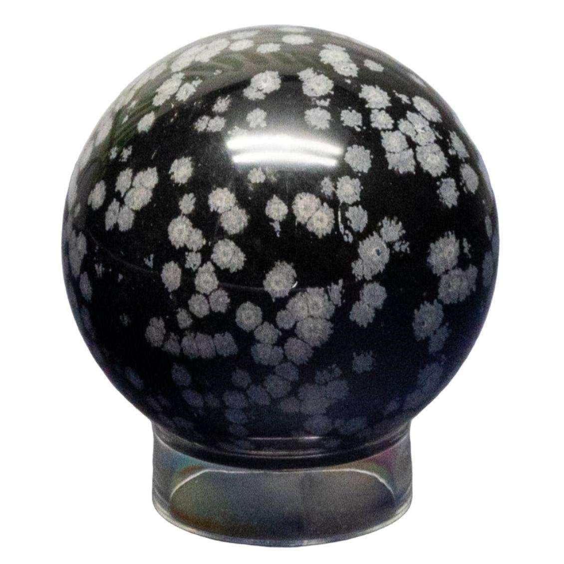 Snowflake Obsidian Sphere 50 - 52mm